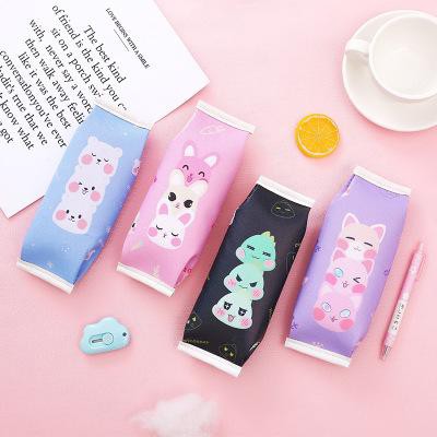 Hộp bút khủng long hộp bút chuột hamster dẹt Hb244 hộp bút cute hộp bút dễ thương