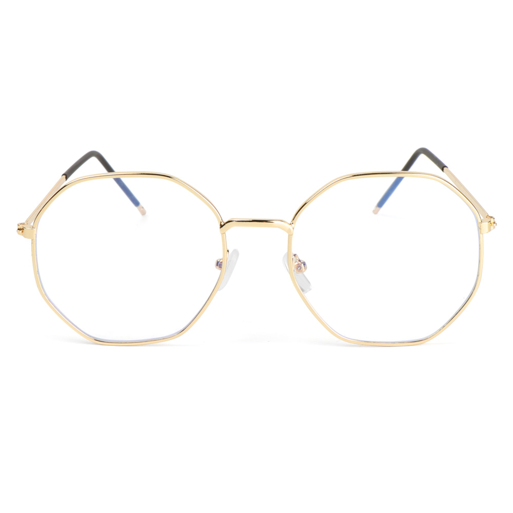 Mắt Kính Gọng Đa Giác Chống Ánh Sáng Xanh Bảo Vệ Mắt