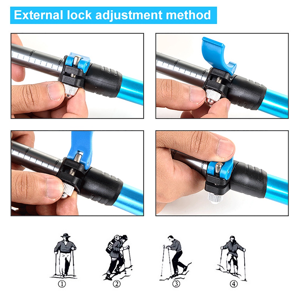 Gậy leo núi Naturehike Trekking Pole NH17D001-Z