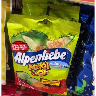Keọ Alpenliebe xoài muối ớt, mix vị, hồng trà