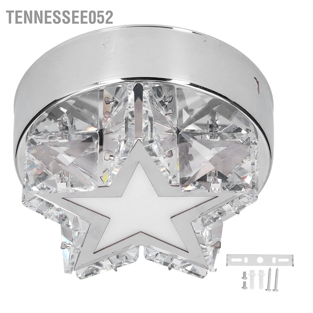 [Hàng Sẵn] Đèn trần Hình Ngôi sao bằng thép không gỉ Màu ánh sáng trắng cho Tủ sách Phòng tắm Hành lang Nhà bếp【Tennessee052】