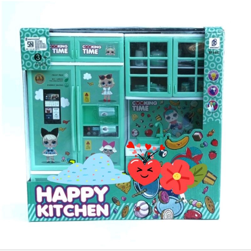 Bộ Đồ Chơi Nhà Bếp Búp Bê Barbie Cỡ Lớn