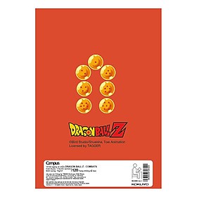 Vở Kẻ Ngang B5 Có Chấm Campus Dragon Ball Z - Combats NB-BDBC120 (120 Trang)