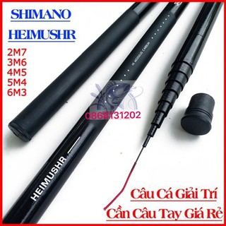 cần câu shimano giá sốc ,màu cần ngâu nhiên ( COMBO 1 Cần ,phao ,trục )