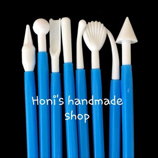 Bộ 8 cây 16 kiểu tạo hình đất sét handmade