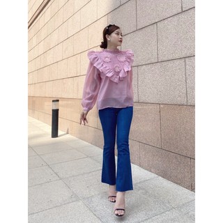 Q05 JEANS ỐNG LOE XANH ĐẬM