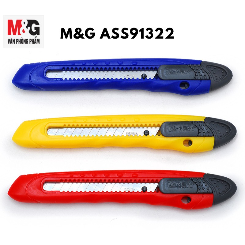 DAO M&amp;G ASS91322 18mm 03 màu (xanh , đỏ , vàng )-1 cây (giao màu ngẫu nhiên)