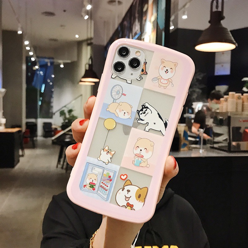 Ốp lưng iphone Cún yêu V2 viền cong dày dặn 5/5s/6/6plus/6s/6splus/7/7plus/8/8plus/x/xr/xs/11/12/pro/max/plus/promax | BigBuy360 - bigbuy360.vn