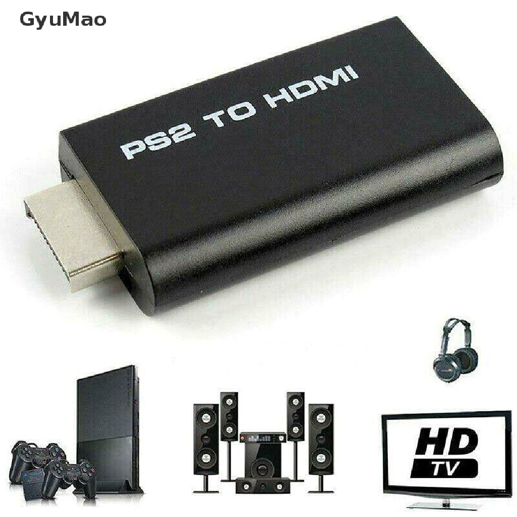 Đầu chuyển đổi video âm thanh PS2 sang HDMI 480i / 480p / 576i với đầu ra âm thanh 3.5 mm HDY