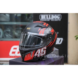 Nón ROC R01 Fullface 1 Kính ( tặng kèm sẵn Pinlock và túi đựng nón )