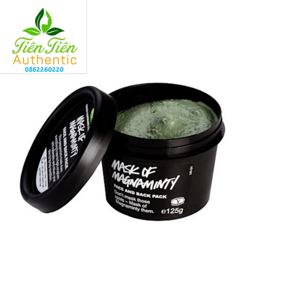 Mặt nạ Đất Sét Bạc Hà làm sạch da, giảm mụn Lush Mask of Magnaminty - LUSH / Hàng Xách Tay UK - 125gr (Có Bill Mua Hàng)