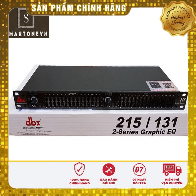 Ơ TẶNG 12 THÁNG BẢO HÀNH CHÍNH HÃNG] Lọc Xì DBX 215 - DBX 215 - Lọc Xì DBX 215 - DBX 215