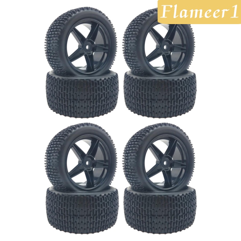 Bộ 4 Bánh Xe Cao Su Cho Xe Hơi Điều Khiển Từ Xa HPI HSP 94107 / 94166 / 94106 Tỉ Lệ 1: 10