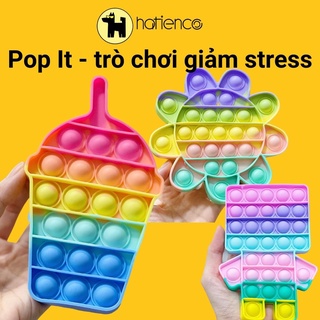 Pop It trò chơi giúp giảm căng thẳng, áp lực, giúp bé tương tác và nhận biết màu sắc