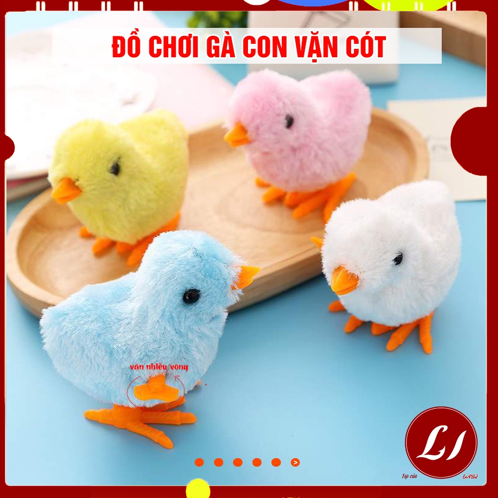Đồ chơi thú nhảy VẶN CÓT ngộ nghĩnh, đáng yêu cho bé - gà con ( 1 con)
