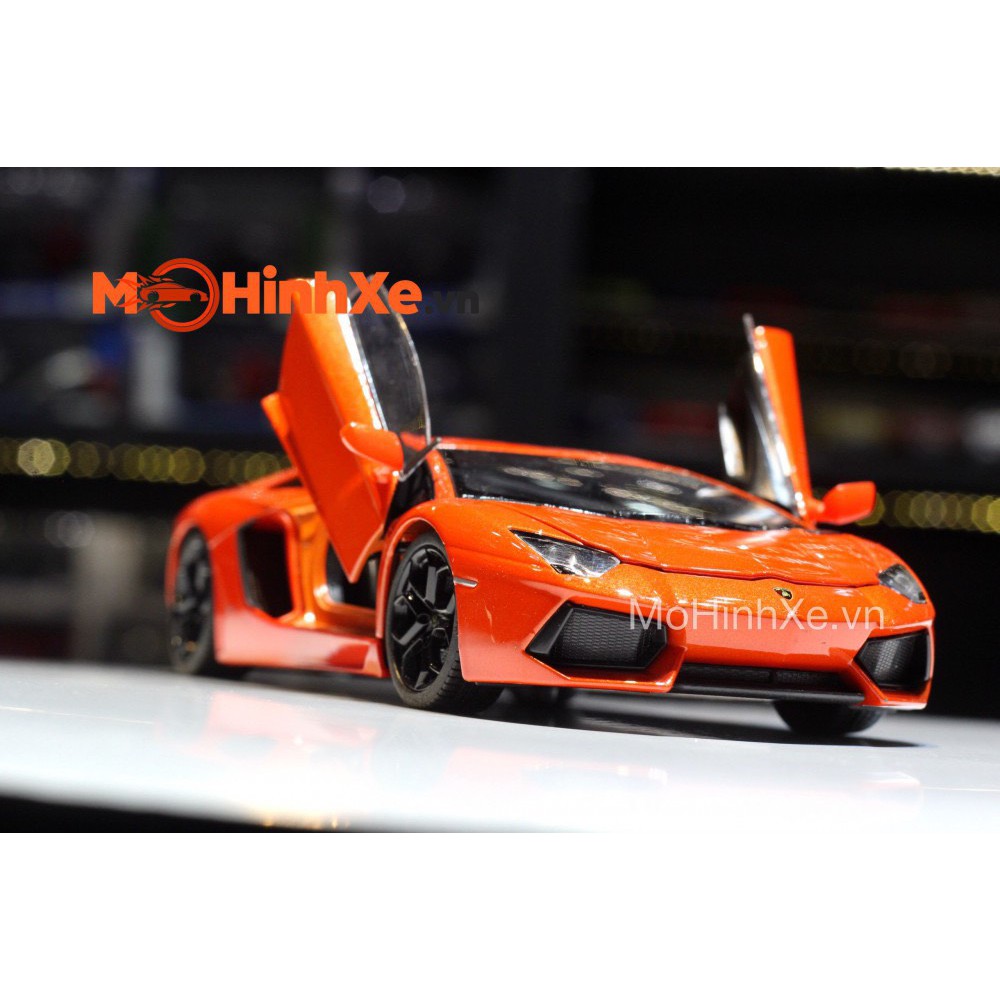 MÔ HÌNH XE LAMBORGHINI AVENTADOR LP700-4 1:24 WELLY-FX