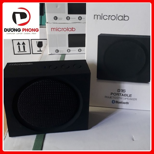Loa Bluetooth Microlab D16 có khe cắm thẻ nhớ - BH12 Tháng chính hãng