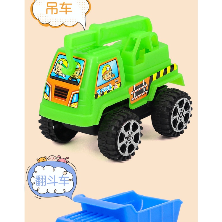 Mô hình xe công trường đồ chơi hoạt hình cho bé