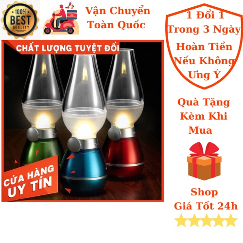 Đèn dầu điện tử LED thổi tắt-mở ( Freeship Toàn Quốc )