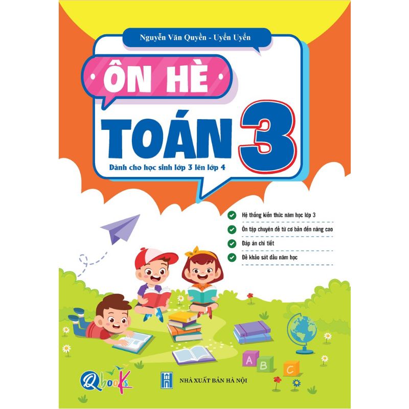 Sách - Bộ Ôn Hè Toán + Tiếng Việt 3 - Dành Cho Học Sinh Lớp 3 Lên Lớp 4