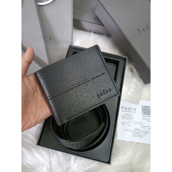 ‼️‼️Set nịt thắt lưng nam kèm ví #pedro hm gc lv fullbox