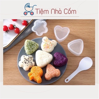 Khuôn làm cơm nắm tạo hình đáng yêu cho bé ăn dặm Onigiri - MC065