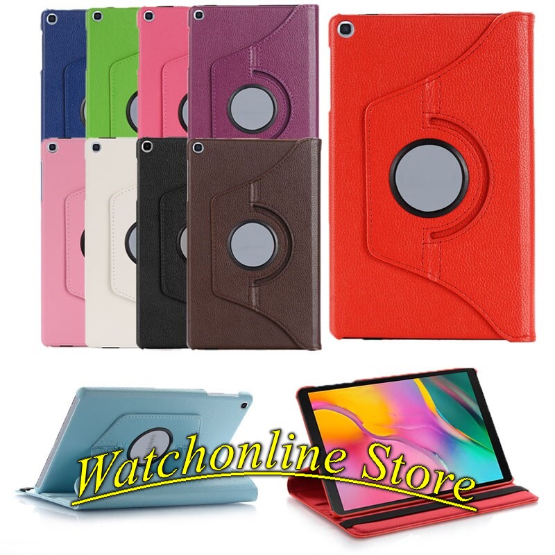 Bao Da nắp gấp xoay 360 độ Cho Huawei Mediapad C5 10 / C5 10.1 / M5 Lite 10