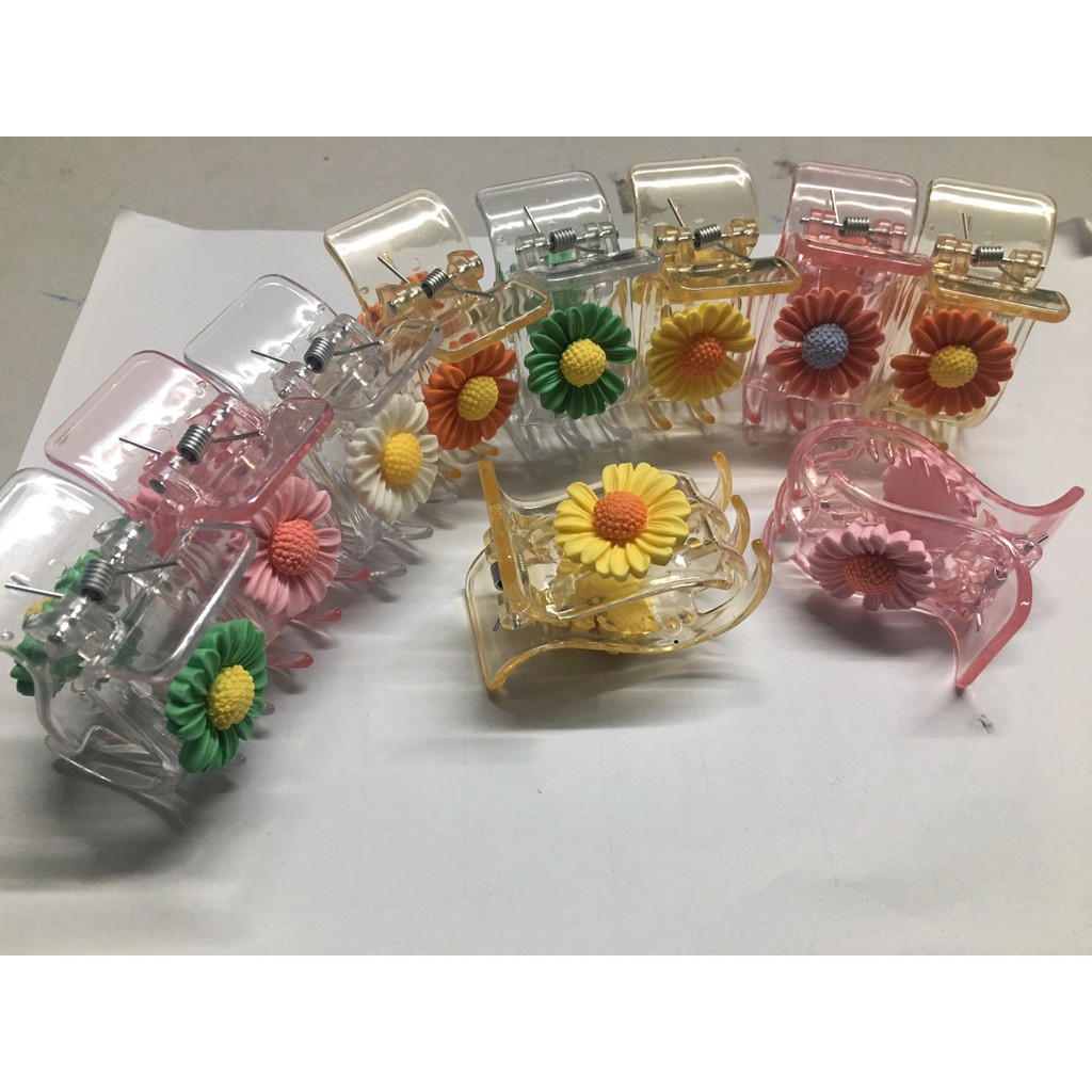 Kẹp càng cua hoa cúc 5 răng / cái