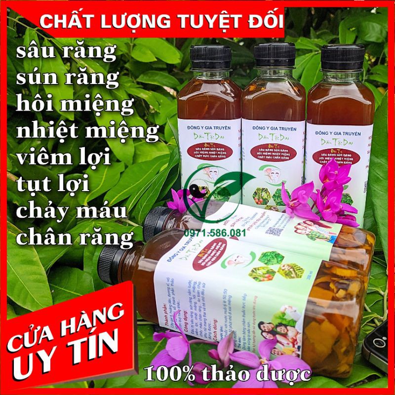 Thuốc Sâu Răng Gia Truyền. Thảo Dược 100%. Hết Sâu Răng, Hôi Miệng, Nhiệt Miệng, Chảy Máu Chân Răng