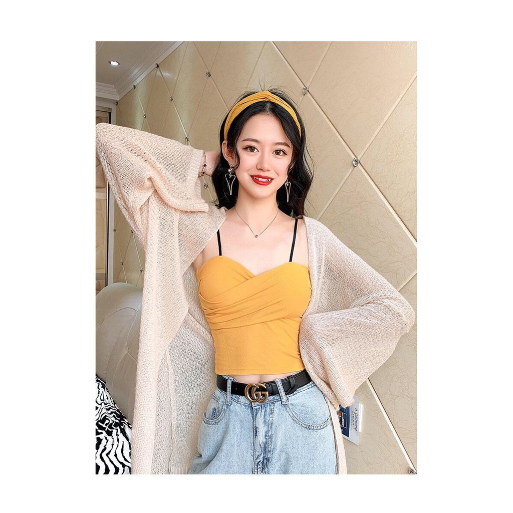 Áo Hai Dây Xoắn Ngực cao Cấp | BigBuy360 - bigbuy360.vn