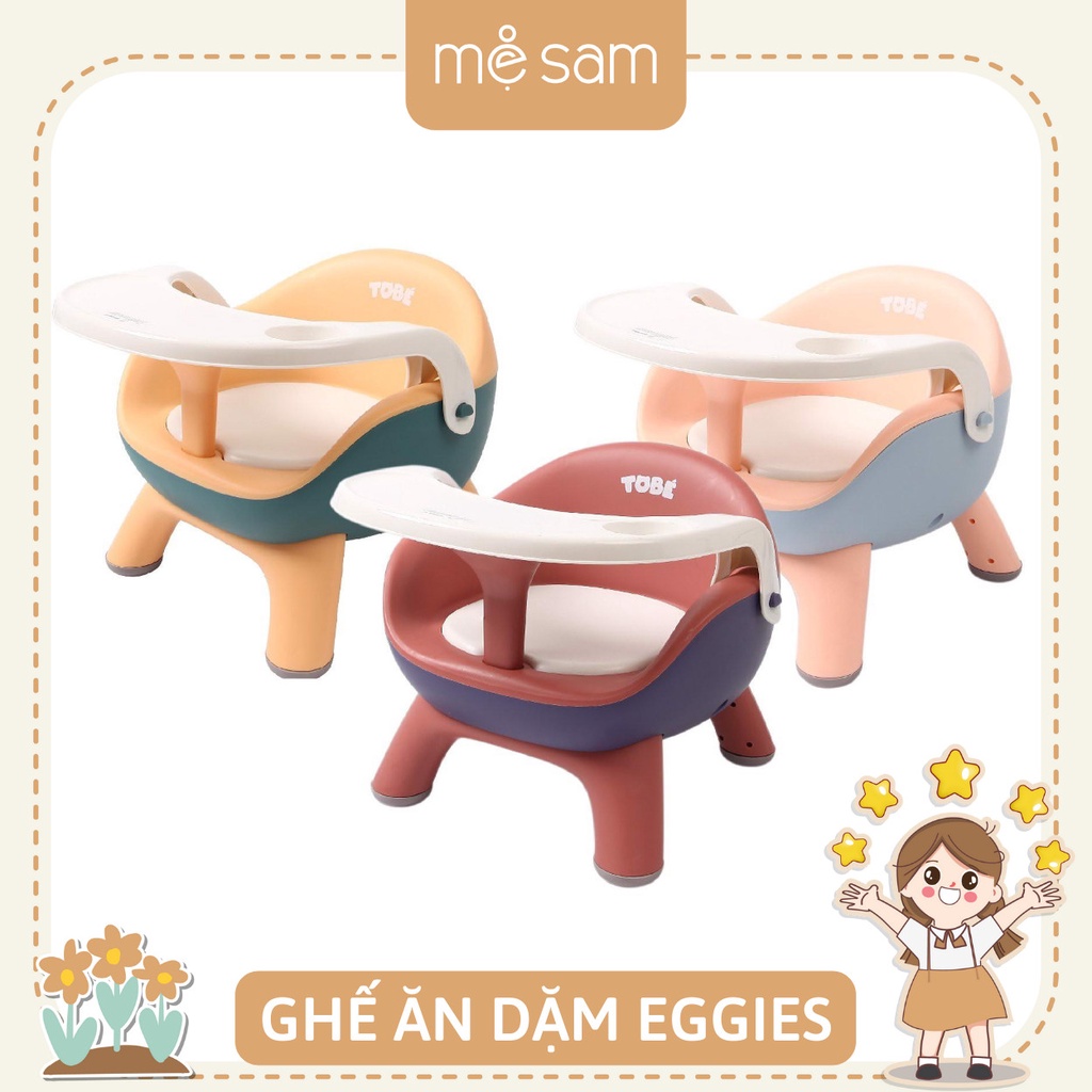 Ghế ăn dặm Eggies ( Trứng) của nhãn Tobé