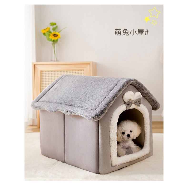 nhà ngủ gà vàng / thỏ xám cho chó mèo