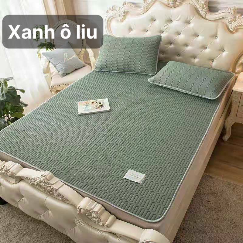 Chiếu mát điều hòa, chiếu cao su non latex, chiếu nằm cho bé  hàng Thái dày mát 1m6x2m, 1m8x2m , 2mx2m2.