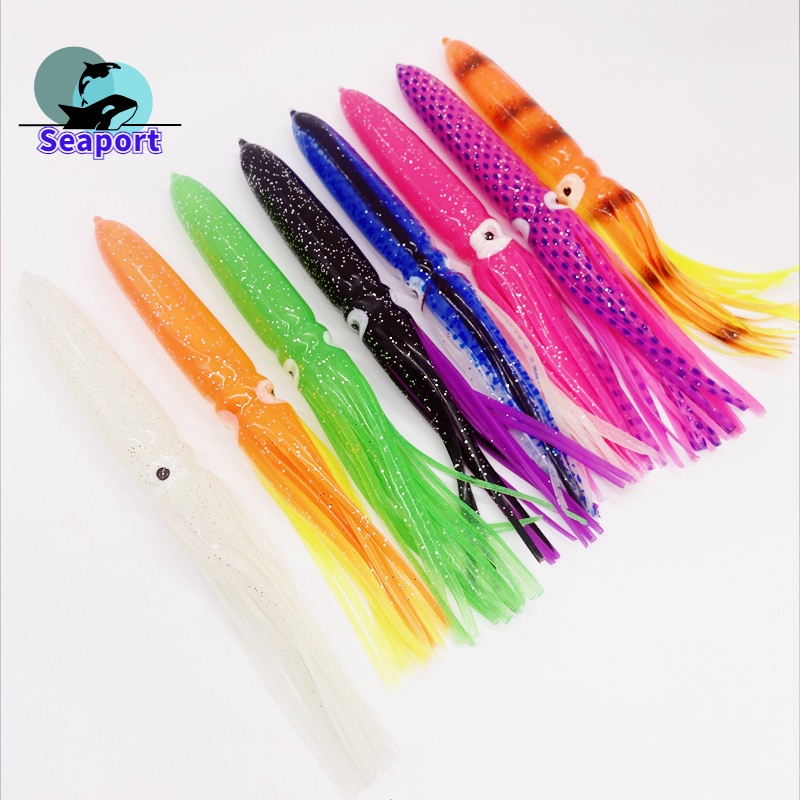 Mồi Giả Câu Cá Hình Bạch Tuộc Mềm 7.8inch 15g 20cm