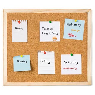 |Tiệm nhà xuxu| Đinh ghim gỗ bần 50 chiếc ghim tranh ảnh, giấy note, tài liệu- ghim bảng nỉ, bảng gỗ bần