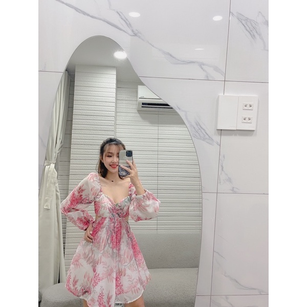 KT48 - ĐẦM HOA CUTOUT EO | BigBuy360 - bigbuy360.vn