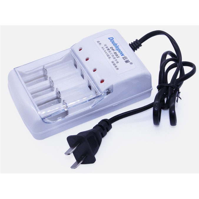 Combo 1 sạc DP 02 cho pin AA ,AAA tặng kèm 8 pin sạc AA doublepow 1200mah ,lắp mic không dây ,máy đo huyết áp...
