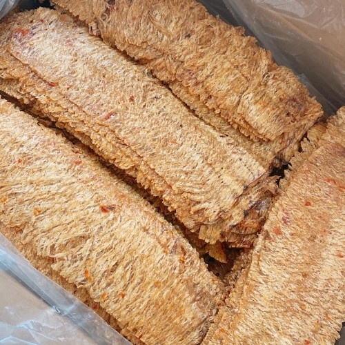 Mực cán tẩm vị nguyên con chính gốc loại 1, vị vừa ăn thơm ngon, Túi zíp 500g - Hải sản khô 69.