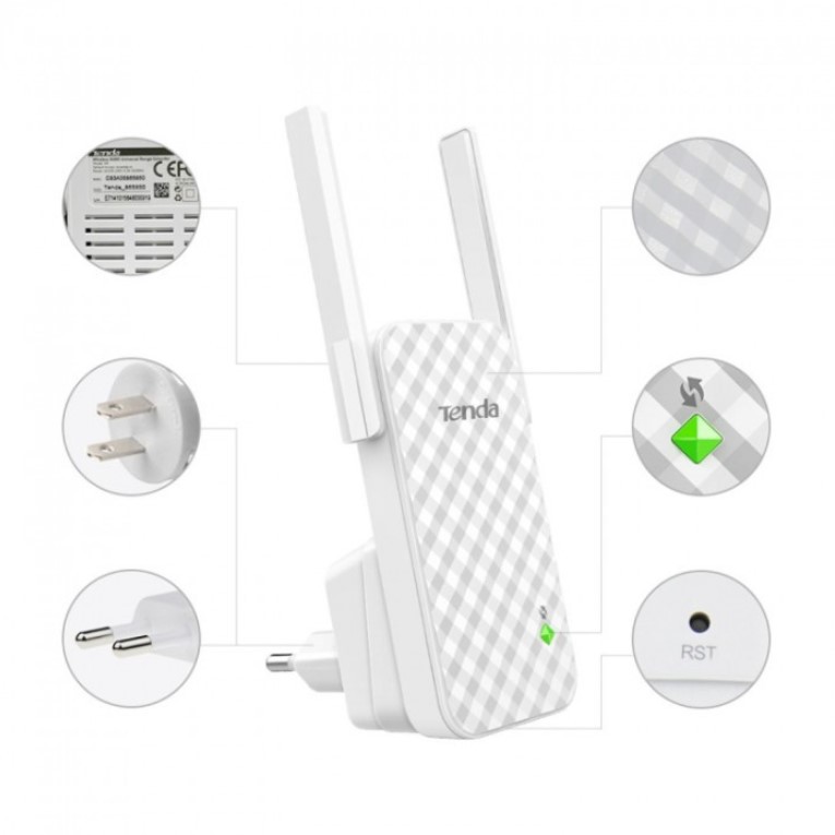 Thiết Bị Mở Rộng Sóng WiFi A9 chuẩn N tốc độ 300Mbps