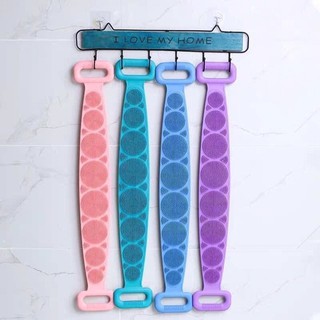 [ GIẢM GIÁ ] Đai tắm cọ lưng silicon, đai cọ lưng massage silicon