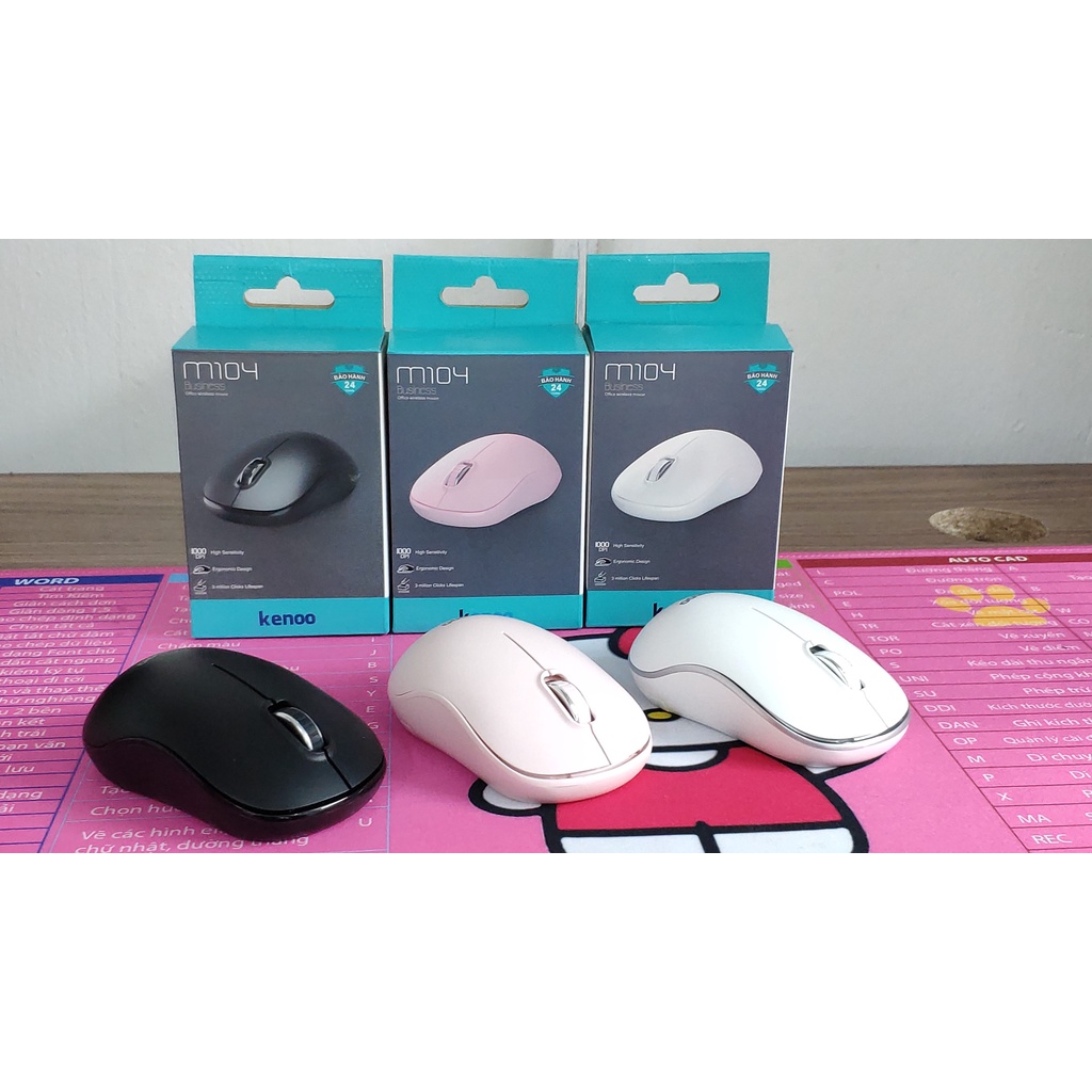 Chuột máy tính không dây Kenoo M104  bảo hành 24 tháng