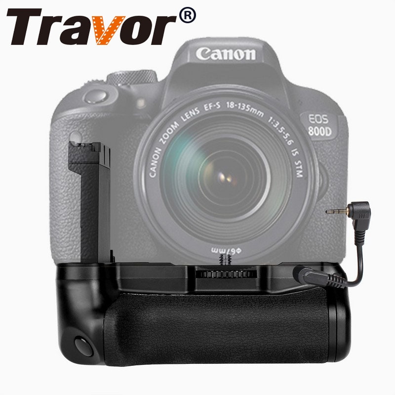 LP Đế Pin Cầm Tay Travor Cho Máy Ảnh Canon Eos 800d / Rebel T7I / 77d / Kiss X9I Dslr