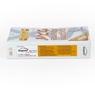 Bao cao su siêu mỏng cao cấp 10 chiếc Sagami Xtreme Super Thin