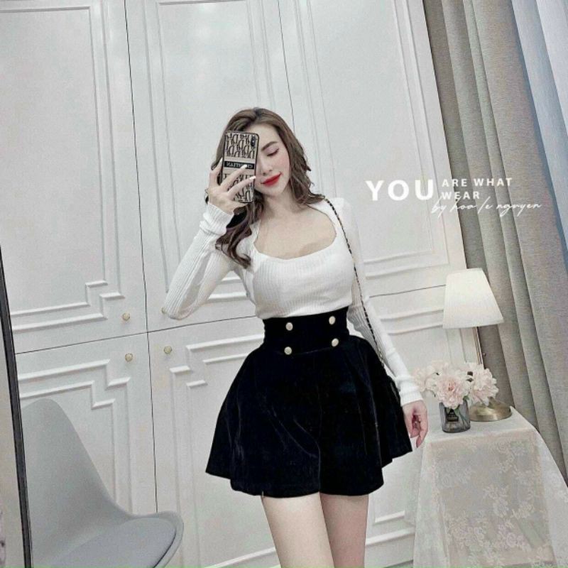 Áo thun gân tay dài thu đông cực hot BG