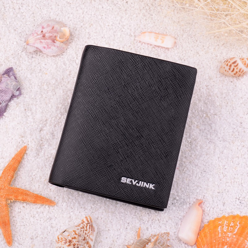 Ví da nam dáng đứng Sevilk Bóp tiền giá rẻ thiết đẹp nhỏ gọn nhiều ngăn tiện dụng