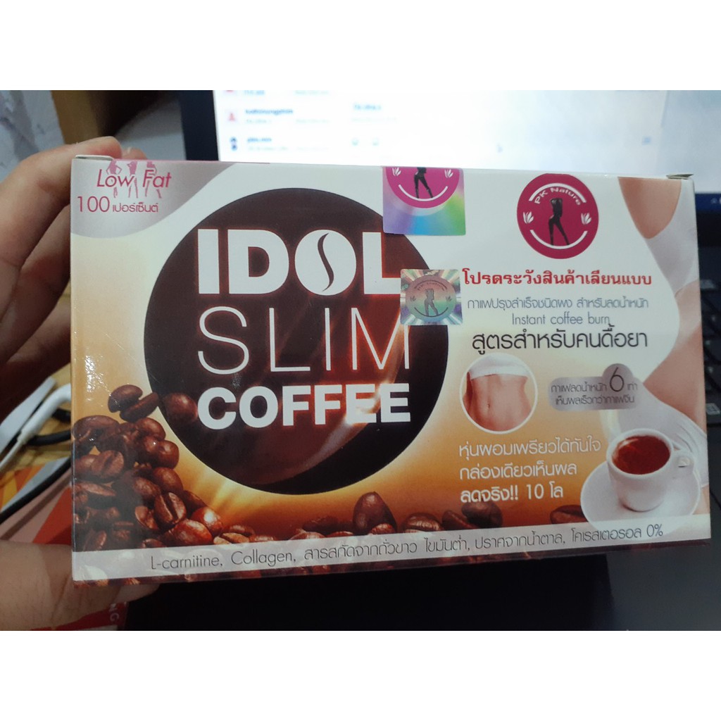 Combo 2 hộp Cafe giảm cân Idol slim chuẫn mẫu cũ giảm cực mạnh