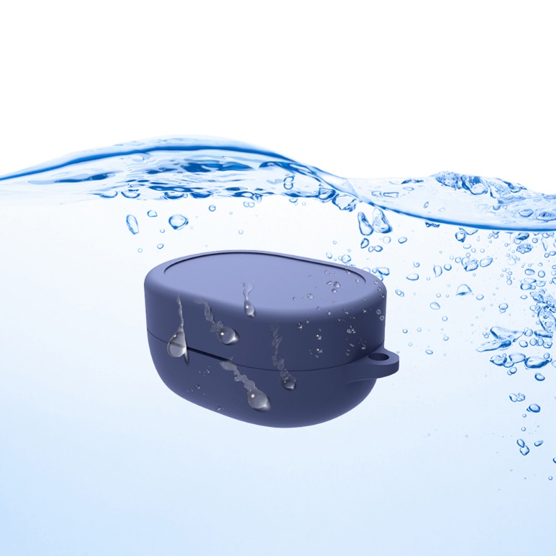 Vỏ bảo vệ hộp sạc tai nghe không dây bằng silicon chống sốc chống bụi cho SoundPEATS Q