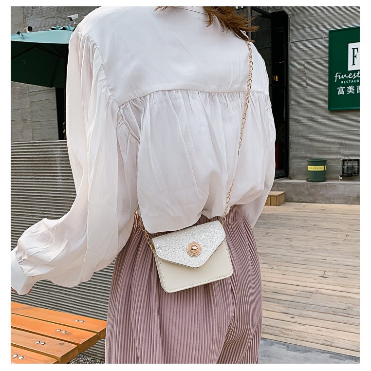 [SẴN] Túi đeo chéo mini nữ Ulzzang Quảng Châu TX36 (không vừa điện thoại)