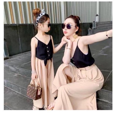 [Sỉ Giá Rẻ] Đầm đôi mẹ và bé Jumpsuit New cao cấp Chào hè năng động  (Sỉ Lẻ Mẫu Mẹ và bé) Siêu Hot [Cam Kết Chất Lượng ]