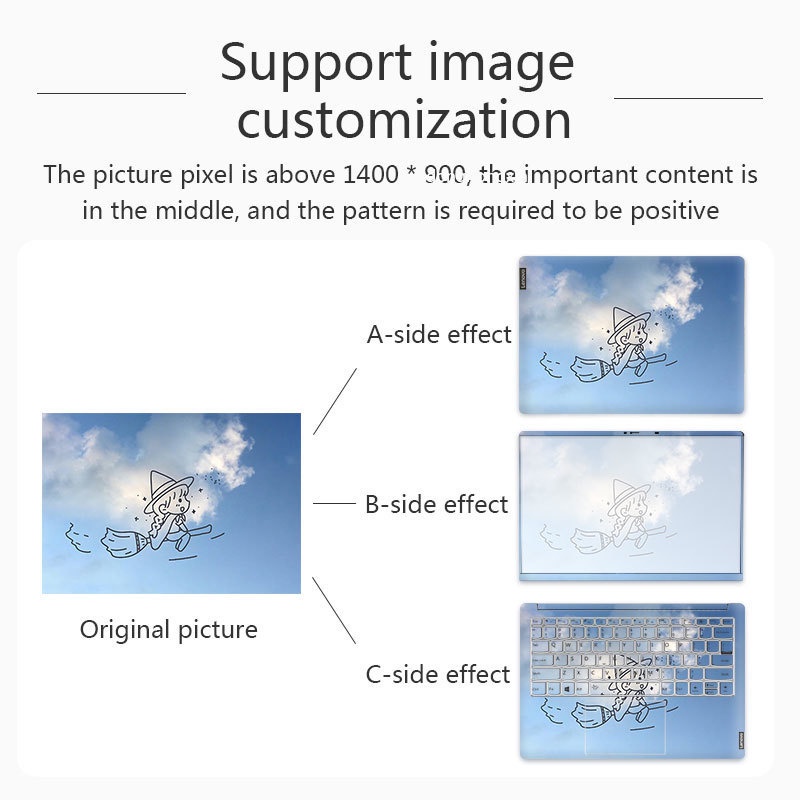 Miếng Dán Hai Mặt Họa Tiết Bầu Trời Sao Cho Laptop Dell Latitude E7240 E6230 e7270 E6320
